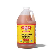 브래그 유기농 사과 사이다 식초 with the Mother - 32 fl oz(946ml) - 생 및 비여과, 946ml, 1개
