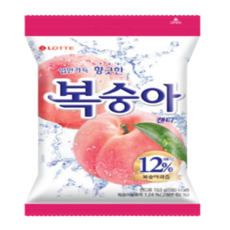 복숭아 캔디, 153g, 1개