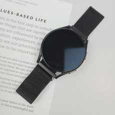 WANIZ Galaxy Watch 5 4 Pro Classic 2 Millennes錶帶, 黑色 (20mm), 20mm