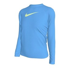 ㅇ매장정품ㅇ 나이키스윔 [나이키스윔] 아동래쉬가드 여자아동 솔리드 스우시 롱 슬리브 하이드로가드 NESSD743-438 131771