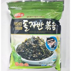 김앤김 김도둑 더맛있는 돌자반볶음 500g 대용량 김자반 돌자반 파래돌김 자반볶음 반찬, 1개