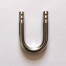 수족관 CO2 레귤레이터 무화기 공기 펌프 스틸 U자형 곡선 스테인레스 커넥터 튜브