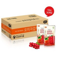 광야식품 오미자감식초 파우치 130ml 1BOX(30개입), 30포, 30개