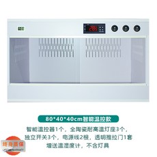 비어디드래곤 사육장 대형 레오파드개코 거북이 하우스, 1개, J_80X40X40 스마트 모델