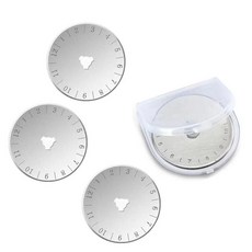 개박스 로터리 커터 원형 퀼팅 교체용 절단 원단 재봉 공예용, 1개, 1. 5pcs
