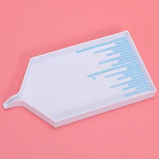 5D DIY 대용량 다이아몬드 페인팅 도구 트레이 큰 플라스틱 드릴 크로스 스티치 자수 아트 액세서리, 01 하얀색