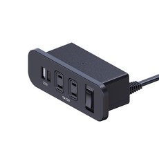 dayneeds ST-064-1A1C 傢俱專用延長插座 USB Type-C 款 20W PD 快充 15A 125V, 1個