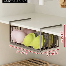 정리대 보관대 수납대 걸이형 드레스룸 다용도, 1개, D. 블랙 대형 단품