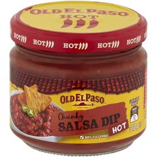 올드엘파소 핫 칠리 살사소스 312g 매운맛 나초 소스, 1개