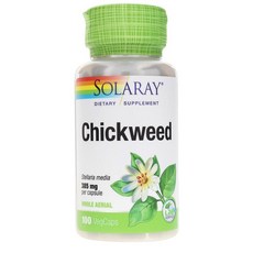 Solaray 繁縷素食膠囊 385mg, 100顆, 1罐