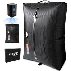 여행용 진공 가방 IPX7 방수 여행 필수품 압축 24L 용량 무선 세트 휴대용 배낭 및 가정용 보관 2개 펌프 에 이상적입니다, Carry On Size 1p