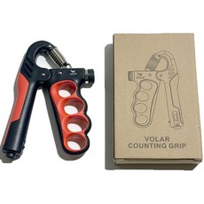 VOLAR 카운터 압력기 악력기 손 완력기, 1개, 블랙