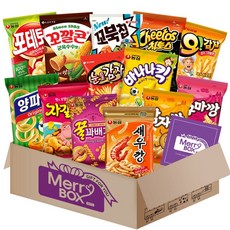 스낵 13종세트 1호{새우깡+양파링+바나나킥+꿀꽈배기+자갈치+감자깡+고구마깡+오감자+꼬북칩+스윙칩+왕고래밥+눈을감자+꼬깔콘}+메세지카드, 1박스, 과자세트