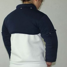 어깨 넥 목 보호 중년 수면 보호대 방한 보온 춘추동 냉방 순면 산모 조끼 워머 면, R. 네이비 블루