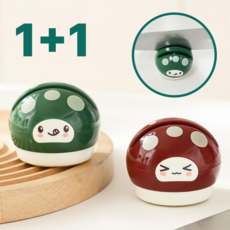 3초 캐릭터 숫돌 흡착 칼갈이 2개세트, 1세트, 빨강+초록