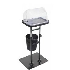 신제품 마켓 마트 시식대 스탠드 시음대 판촉 테이블 행사 홍보용 전시대, 이중봉 높이조절 모델