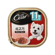 시저캔 11세이상 시니어 1캔 100g 쇠고기re_2+3Uth