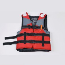 成人救生衣 浮潛 釣魚, 紅色,L (90 公斤內）