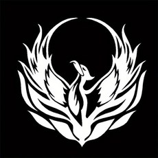 불사조 오토바이 스티커 자동차 장식 앞뒤 반사, 1개, 2. White