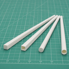 프라봉 원형 파이프 2 x 250mm 2개 - ABS 디테일업 디오라마 건담 건프라, 4 x 250mm (1개)