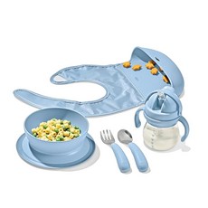 OXO Tot Baby Mealtime Set - Blossom, 황혼
