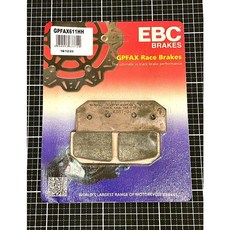 EBC GPFAX611HH 賽車級煞車來令片，Brembo GP4-RR 無插銷卡鉗專用 (82.15x28.8x9.5mm), 1個