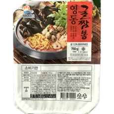 업소용 식당용 굴짬뽕 (영동 냉동 750g) 국물 칼칼한매운맛 사무실식사, 1개, 750g