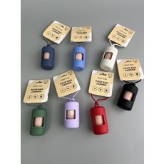 강아지 배변 봉투 생분해 애견 똥봉투 산책용 휴대용 롤백 위생 배변 처리 봉투, 1개, 그린