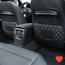 차량 장식 차량용 킥매트 포켓형 가죽 뒷좌석 정리