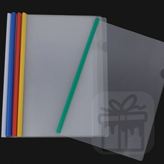 컬러 슬라이드 쫄대 화일 서류정리, 화이트