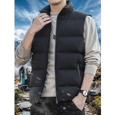 남성 경량 조끼패딩 방수성원단 빅사이즈 경량 패딩 베스트 방풍조끼