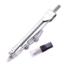 원그리기 곡선도형 연필심 컴퍼스 학생용 목공예용 설계용, 2개