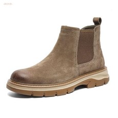 真皮切爾西馬丁靴