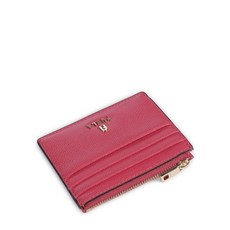 FURLA Camelia S Credit card holder grained leather velvet pink 50546797