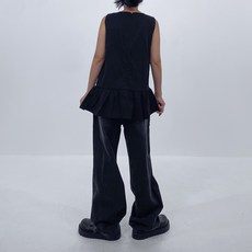 데님 통팬츠 빅사이즈팬츠 청바지 임산부데일리룩 만삭임부복 학부모 맘룩