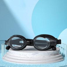 홈프로 수경 물안경 귀마개 일체형, 1개, 블랙 1개, 블랙