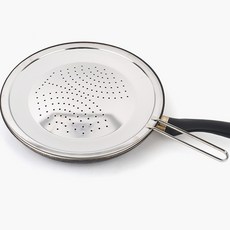 스텐 기름튐방지 후라이팬 덮개 오일 스크린 냄비 겸용 뚜껑, 30cm