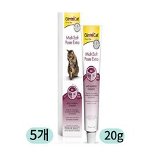 짐펫 짐캣 몰트소프트 20g 고양이 영양제(26/9월), 헤어볼, 5개