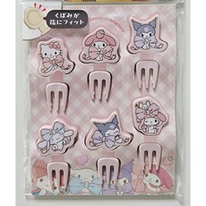 산리오 포크픽 도시락픽 세트 6개입, 믹스, 1개