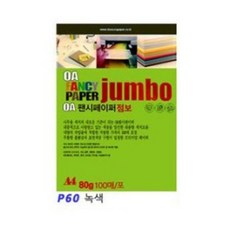 두성 OA팬시페이퍼점보 80g 녹색, A4, 200개