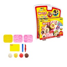 WSstore 아모스 아이도우 도너츠만들기 컬러점토 촉감놀이, 혼합, 1박스