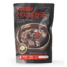 청우식품 이음식 선지해장국, 3개, 700g