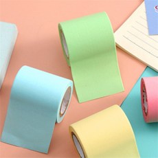 모두다모아 잘라쓴는 롤 점착 메모지 리필 접착메모지 뜯어쓰는메모지, 그린