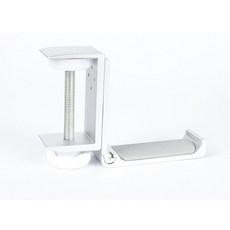 책상 거치대 업그레이드 브래킷 거치 수납 데스크, 1개, 기본 색상, 접이식 실버