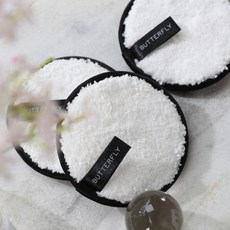 바나나영 부드러운 페이스타올 3개 딥클렌징 샤워볼 스크럽 클렌징퍼프 목욕용품 피부스케일링, 화이트