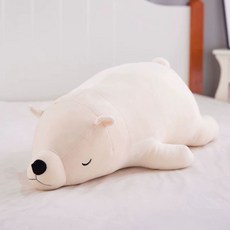 북극곰 바디필로우 안고자는 베개 수면인형, A. 슈퍼 소프트 흰색 북극곰, I. 1미터 30cm, 1개, 1개