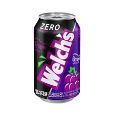 웰치스 제로 그레이프 355ml x 24캔[34054979], 1개