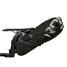 Roswheel 131414 조절 가능한 3-8L 자전거 안장 가방 자전거 언더 시트 팩 사이클링 액세서리 테일 파우치 자전거 포장용 블랙, Roswheel 131414 조절 가능한 3-8L 자전