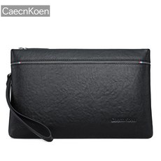 CaecnKoen 真皮男士手拿包 商務休閒信封包, 5XF516