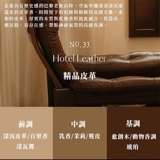 No.33 Hotel Leather 精品皮革香氛，深沉皮革/百里香/達瓦那前調, 2件, 500ml, 精品皮革